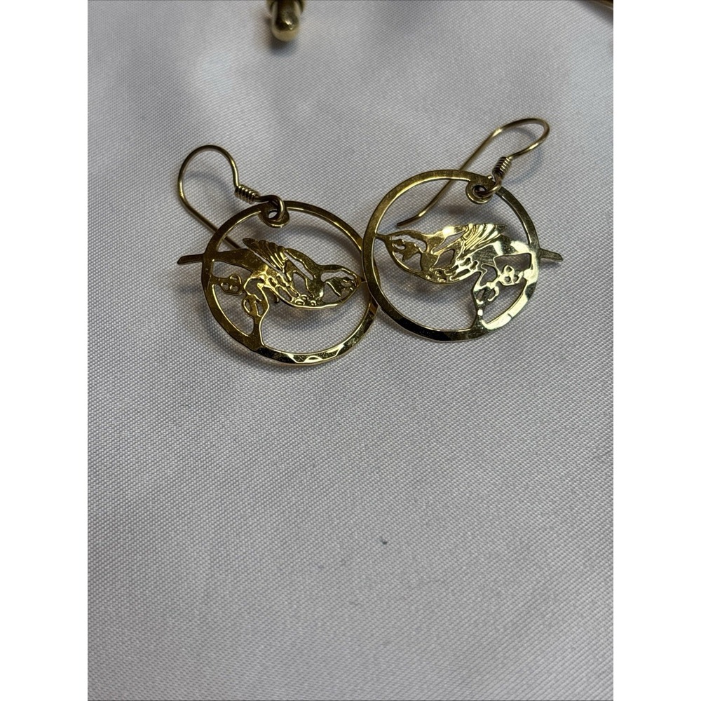 Wild Byrde Hummingbird Dangle Earrings